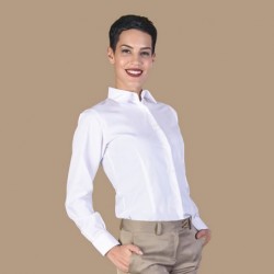 Eng anliegendes Langarmhemd...