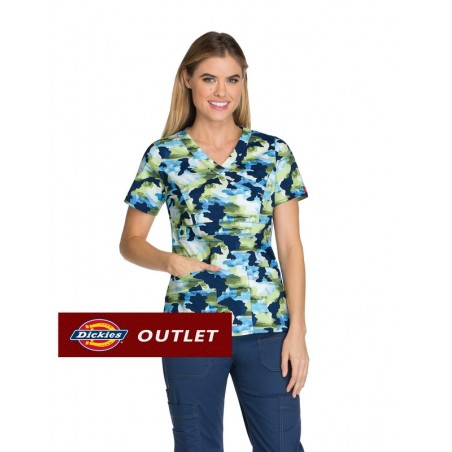 Lady's V-Neck Open Fitted...